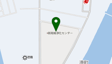 周南市新南陽浄化センター庭球場の地図画像