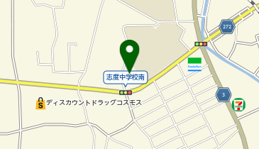 志度武道館の地図画像