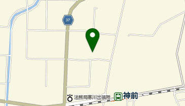 神前体育館の地図画像