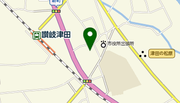 津田体育館の地図画像