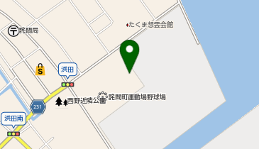 三豊市詫間町弓道場の地図画像