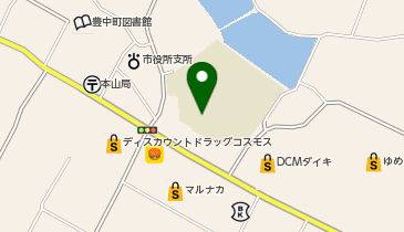 三豊市豊中町体育館の地図画像