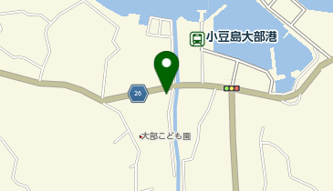 土庄町大部体育館の地図画像