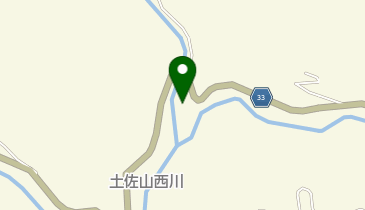 土佐山西川複合集会所の地図画像
