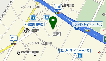 小倉北柔剣道場の地図画像