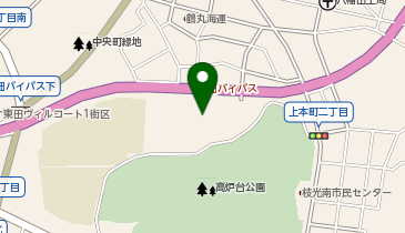 八幡東体育館の地図画像