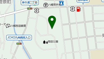 岡田球場の地図画像