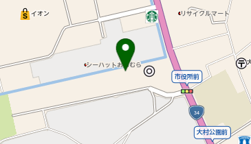 大村市補助グラウンドの地図画像