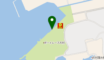 大村市テニスコートの地図画像