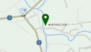 上長与体育館の地図画像