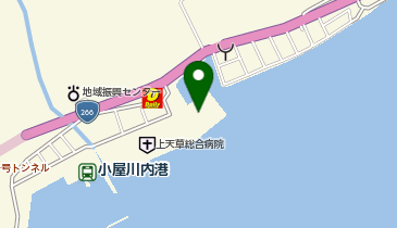 上天草市龍ヶ岳体育館の地図画像