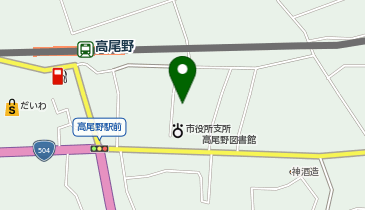 出水市高尾野体育館の地図画像