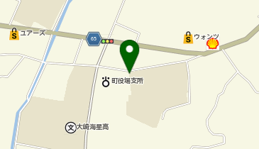 おおさきオレンジプールの地図画像