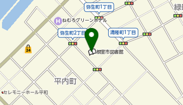 飯田三郎資料展示室の地図画像