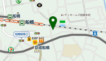 黒潮海閤 船橋店の地図画像