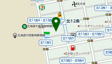 ワッツウィズ 北11条西4丁目まいばすけっと店の地図画像