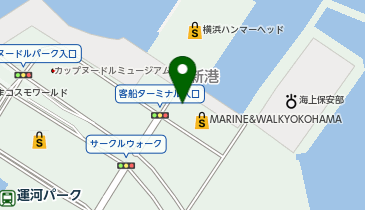 paw'sliving(パウズリビング) MARINE&WALK横浜店の地図画像