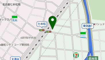 矢場とん市場(マルシェ)の地図画像