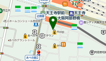 MARUFUJI CAFE(マルフジ カフェ) あべのHoop(フープ)店の地図画像