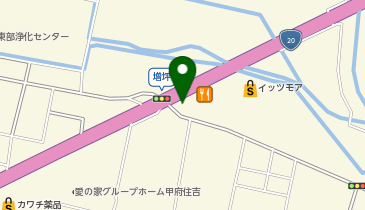 伝説のすた丼屋 甲府店の地図画像