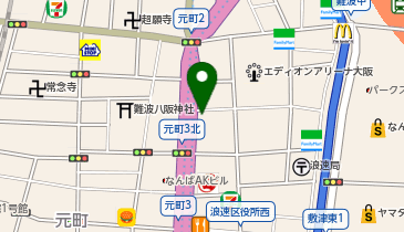 サウンド風雅 大阪なんば店の地図画像