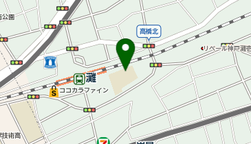 神戸市立青陽灘高等支援学校の地図画像