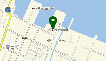 佐伯港 フェリー乗り場の地図画像