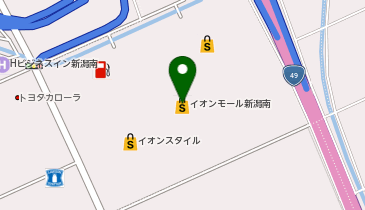 PINK-latte(ピンクラテ) イオンモール新潟亀田インター店の地図画像