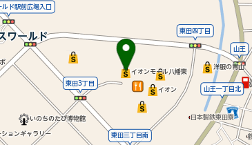 ORBENE(オルベネ) イオンモール八幡東店の地図画像