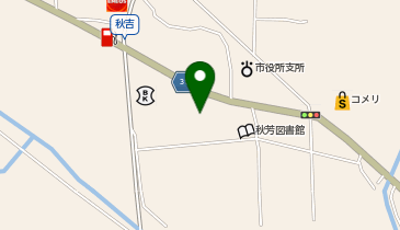 美祢市秋芳体育館の地図画像