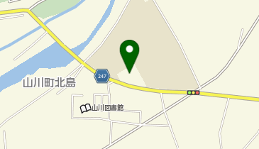 山川体育館の地図画像