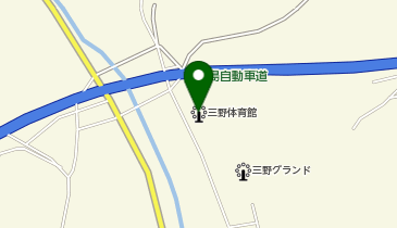 三好市三野テニスコートの地図画像