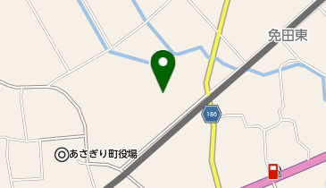 あさぎり町免田総合体育センターの地図画像