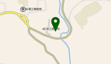 日田市前津江町柔剣道場の地図画像