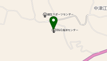 日田市B&G中津江海洋センターの地図画像