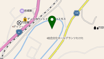 竹田市体育センターの地図画像
