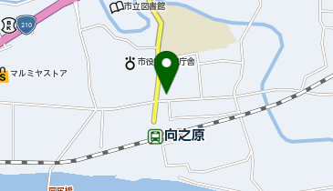 由布市挾間中洲賀テニスコートの地図画像