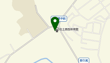 佐土原西体育館の地図画像