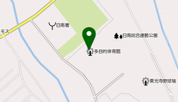 日南総合運動公園(多目的広場)の地図画像