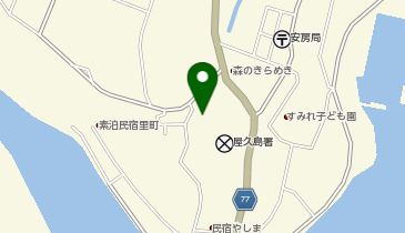 安房体育館の地図画像