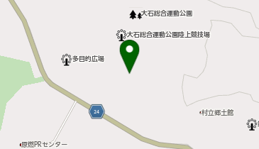 六ヶ所村大石総合運動公園の地図画像