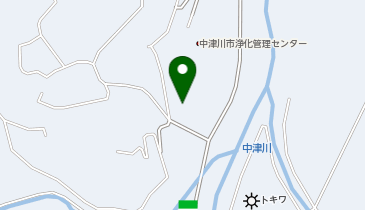 中津川市民プールの地図画像