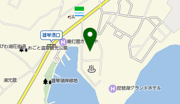 雄琴臨水公園の地図画像