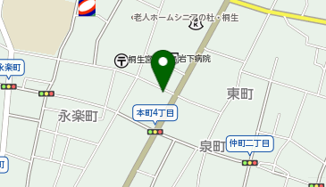 あーとほーる鉾座の地図画像