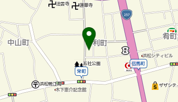 浜松復興記念館の地図画像