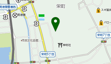 常滑市登窯広場展示工房館の地図画像