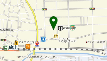 おしゃれ洗濯じゃぶじゃぶ コノミヤ放出店の地図画像