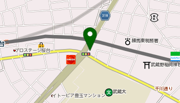 江古田ストリングスの地図画像