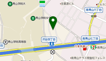 竹尾 青山見本帖の地図画像