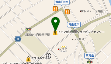 新潟青山カルチャープラザの地図画像